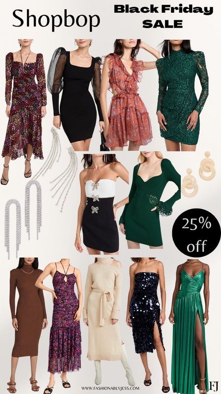 Absolutely loving the Shopbop Black Friday sale! Shop these looks for stylish holiday outfits, now 25% off! 

#LTKGiftGuide #LTKsalealert #LTKHoliday
