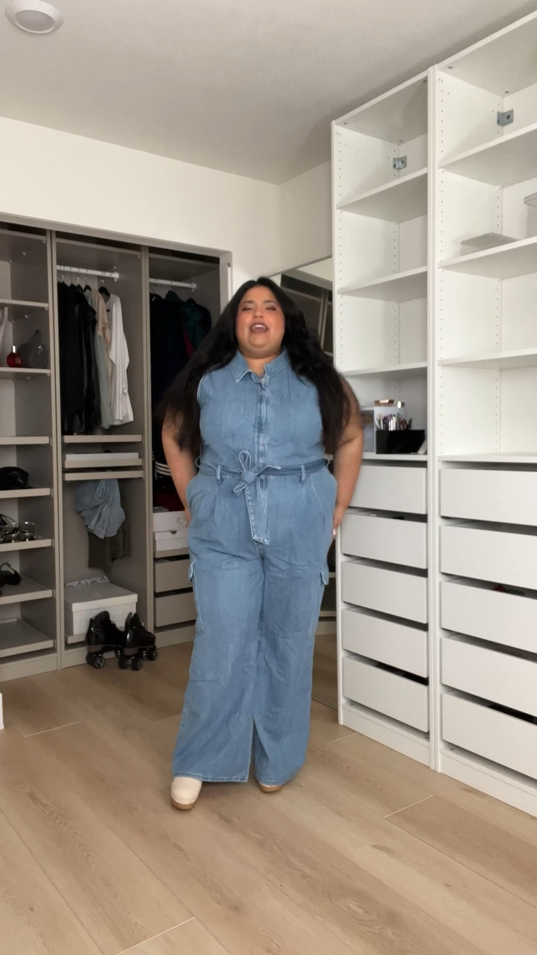 Denim jumpsuit find on target 

#LTKplussize