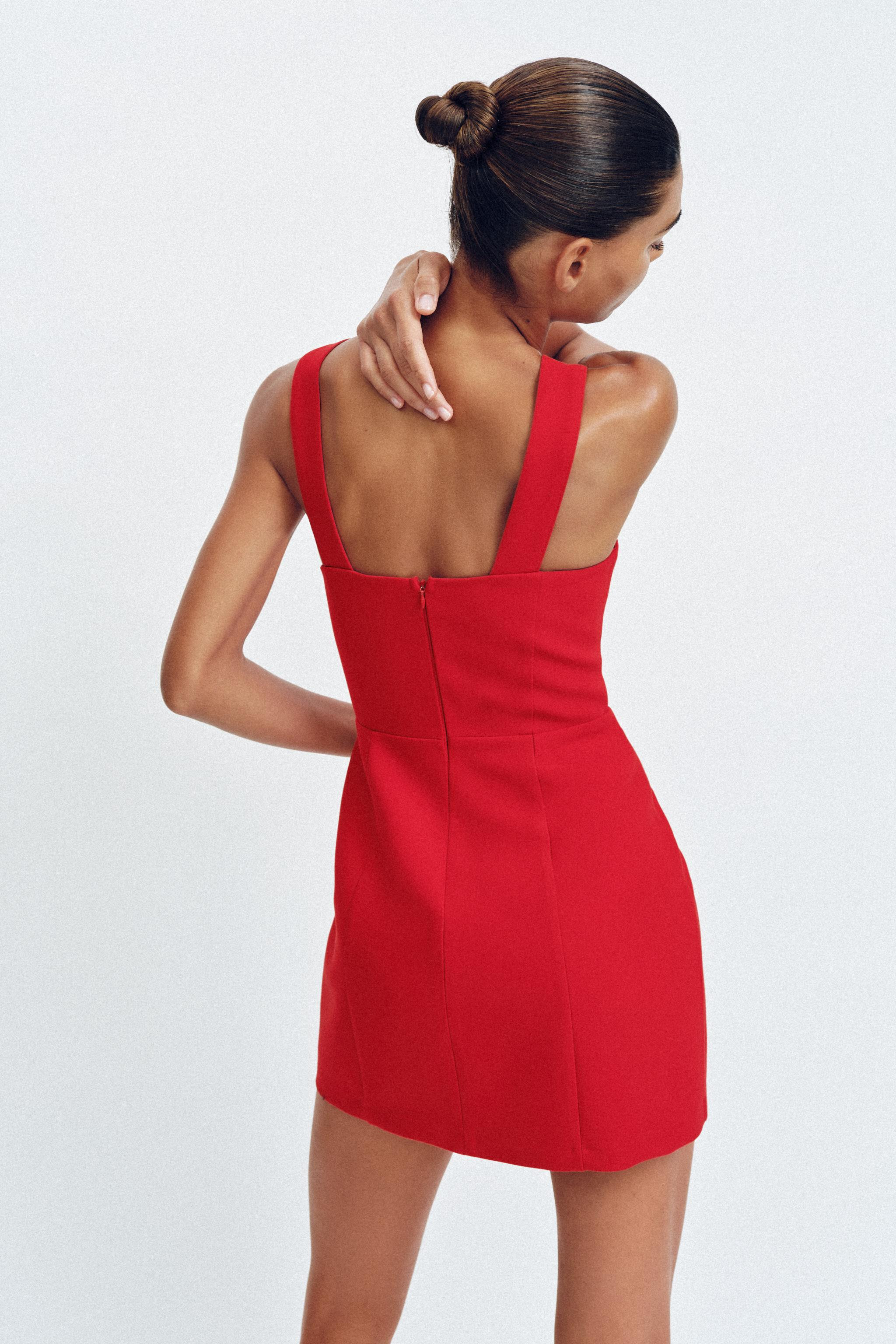 CORSETRY-INSPIRED MINI DRESS | Zara UK