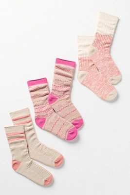 MUK LUKS Boot Socks, Set of 3 | Anthropologie (US)