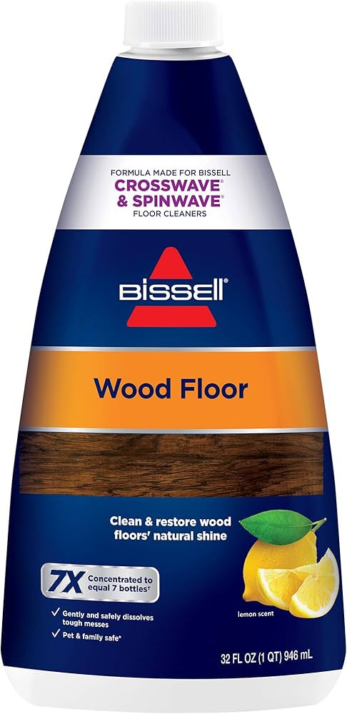 Bissell CrossWave & SpinWave Wood Floor Cleaning Formula, 32 oz, Dissolves Dirt, Grime, and Stick... | Amazon (US)