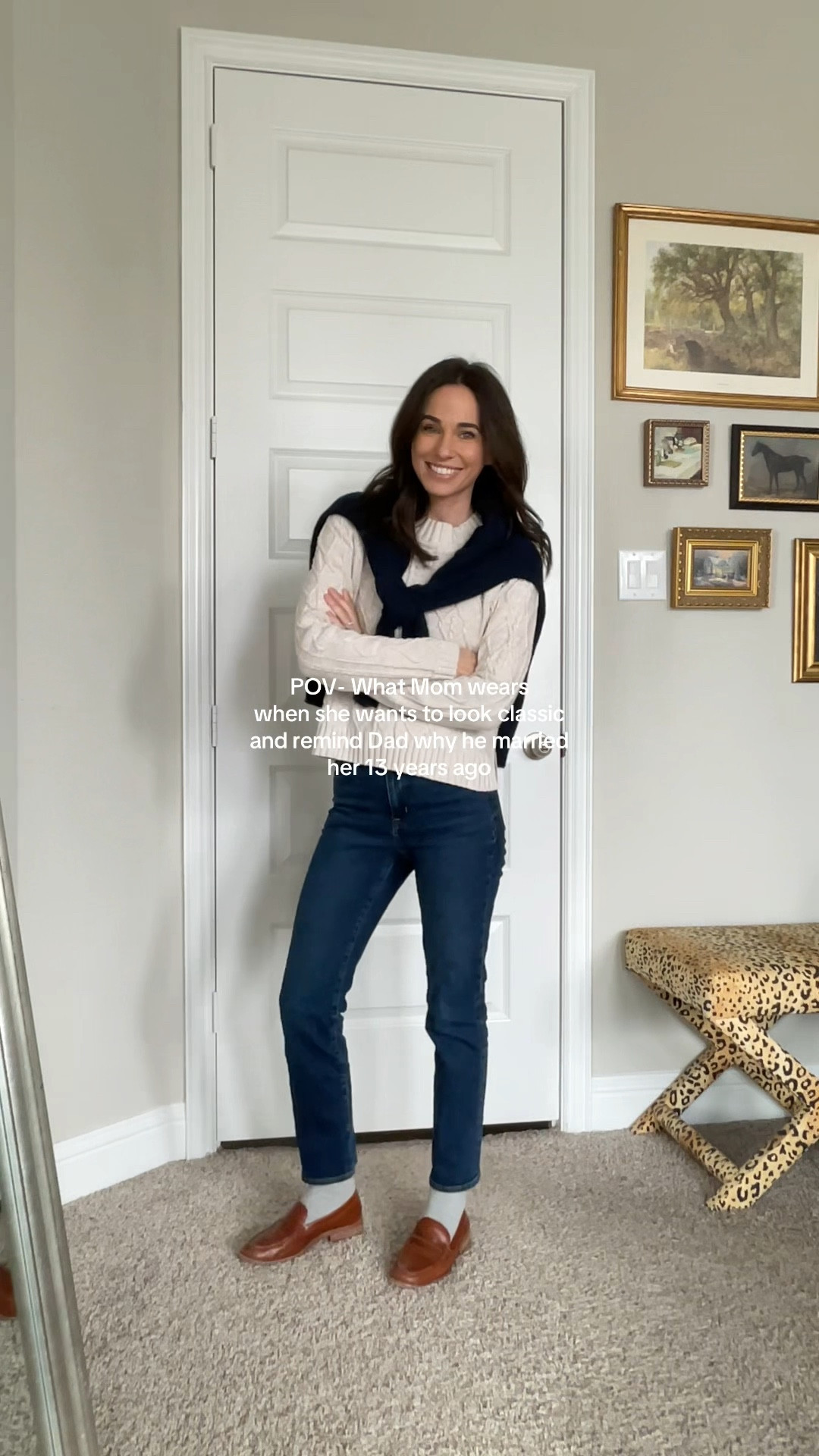The smile at the end was my daughter humbling me. She said, “You look pretty, but your shoes are ugly.” You can’t please them all—haha. XO #nancymeyers #NancyMeyersAesthetic #ralphlauren #ralphlaurenaesthetic #ClassicStyle #EffortlessStyle #NancyMeyersAesthetic #CoastalGrandmother #OldMoneyAesthetic