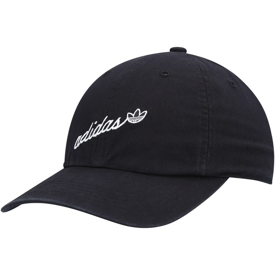 adidas Originals Women's Script Adjustable Hat - Black | Lids