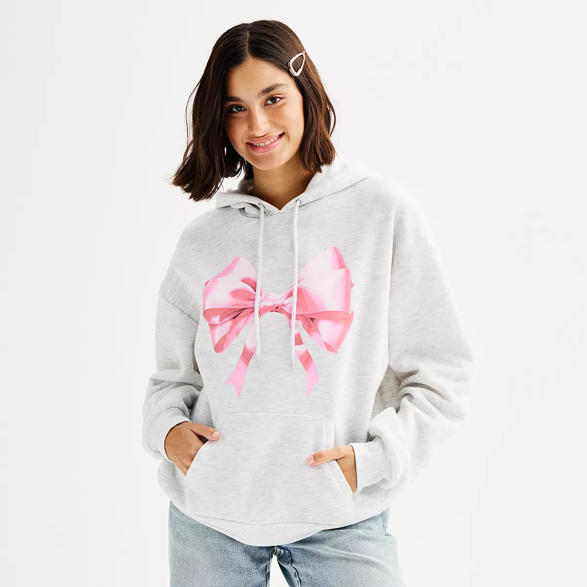 Juniors' Harper & Ivy Logo Oversized Hoodie | Kohl's