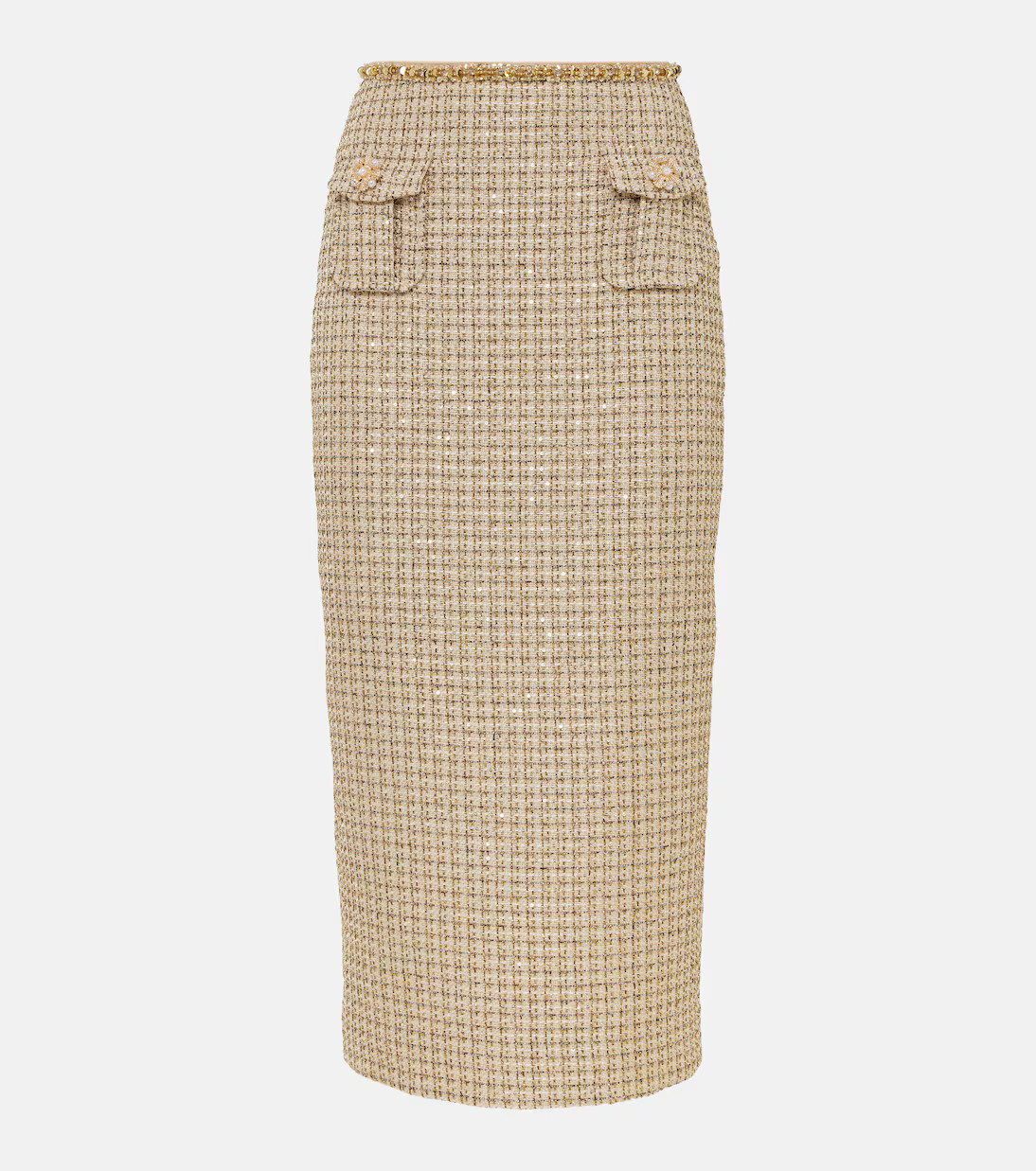 Embelished bouclé midi skirt | Mytheresa (US/CA)