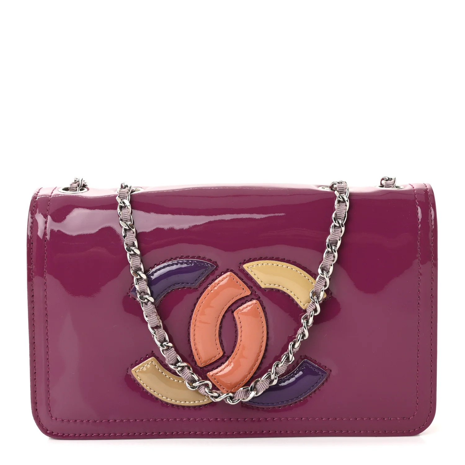 Vinyl Lipstick Flap Viole | FASHIONPHILE (US)