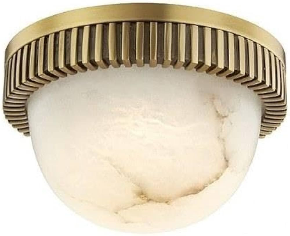 Hudson Valley Lighting Ainsley LED Flush Mount - 5 Inches Wide by 3.25 Inches High-Aged Brass Fin... | Amazon (US)