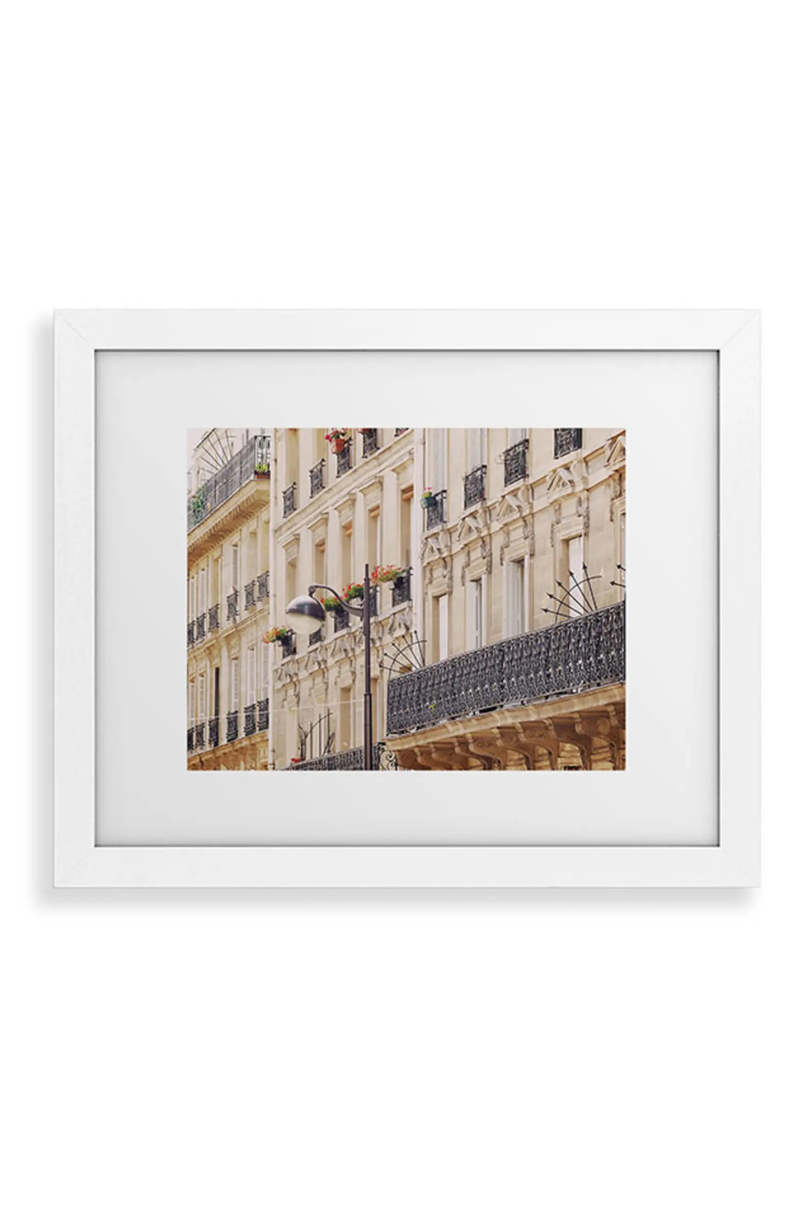 Deny Designs Paris Balconies Framed Art Print | Nordstrom | Nordstrom