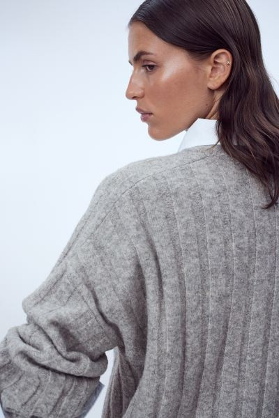 Oversized Rib-knit Sweater | H&M (US + CA)