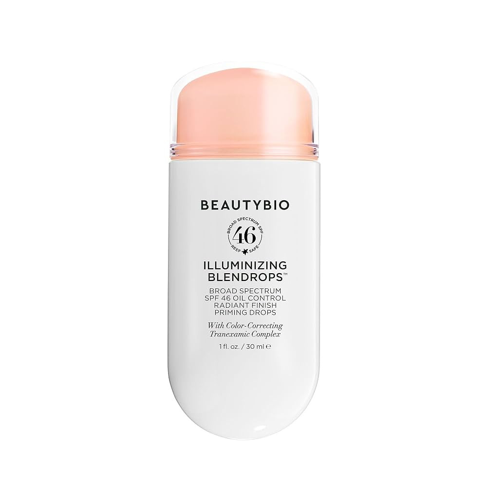 BeautyBio BLENDROPS. Broad Spectrum SPF 46 Oil-Control Priming Drops With Color-Correcting Tranex... | Amazon (US)