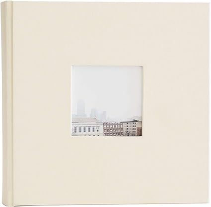 Kolo Hudson 2up Photo Album, Holds 200 4x6 Photos, Ideal for Wedding and Baby Books, Ivory | Amazon (US)