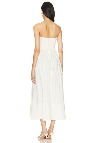 Corset Maxi Dress in Antique White | Revolve Clothing (Global)