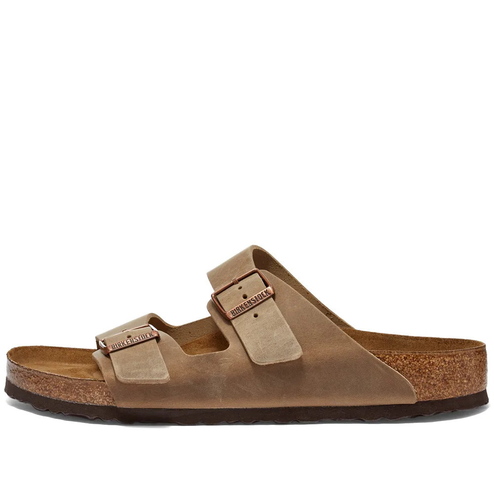 Birkenstock Arizona in Tobacco Oiled Leather, Size UK 7.5 | END. Clothing