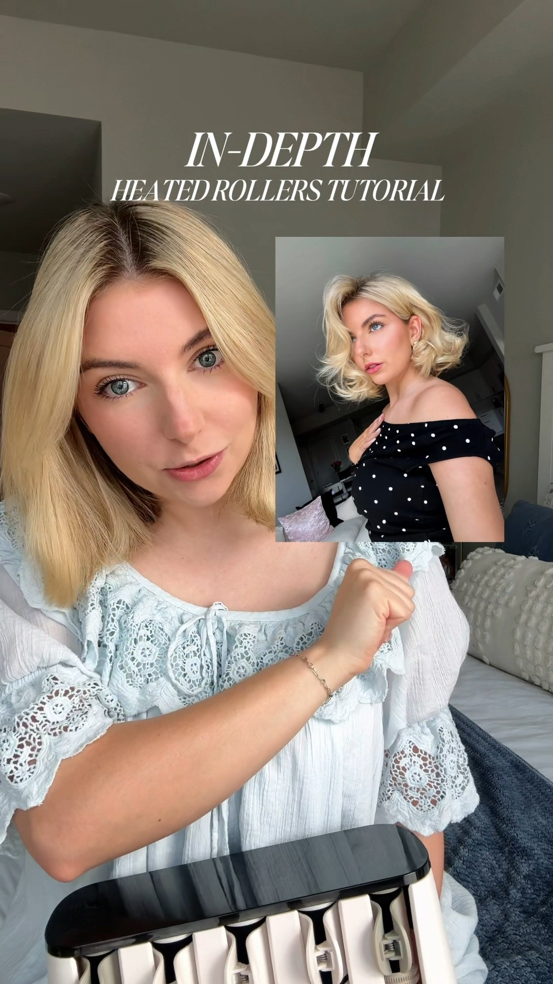 My in-depth heated hair rollers tutorial for short hair! 🫶🏻

#hairstyle #bob #haircut #vintage #curls #tutorial #hairtok #hairtutorial #hairstyles #rollers

#LTKBeauty #LTKFindsUnder50 #LTKStyleTip