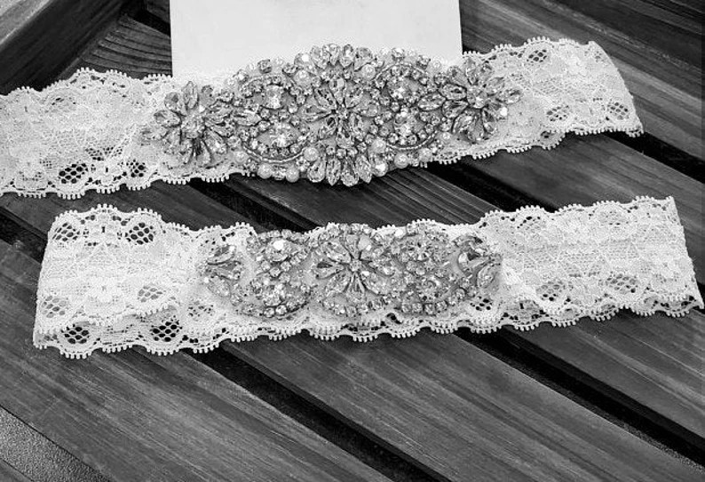 Sale wedding Garter and Toss Garter-crystal Rhinestone  - Etsy | Etsy (US)