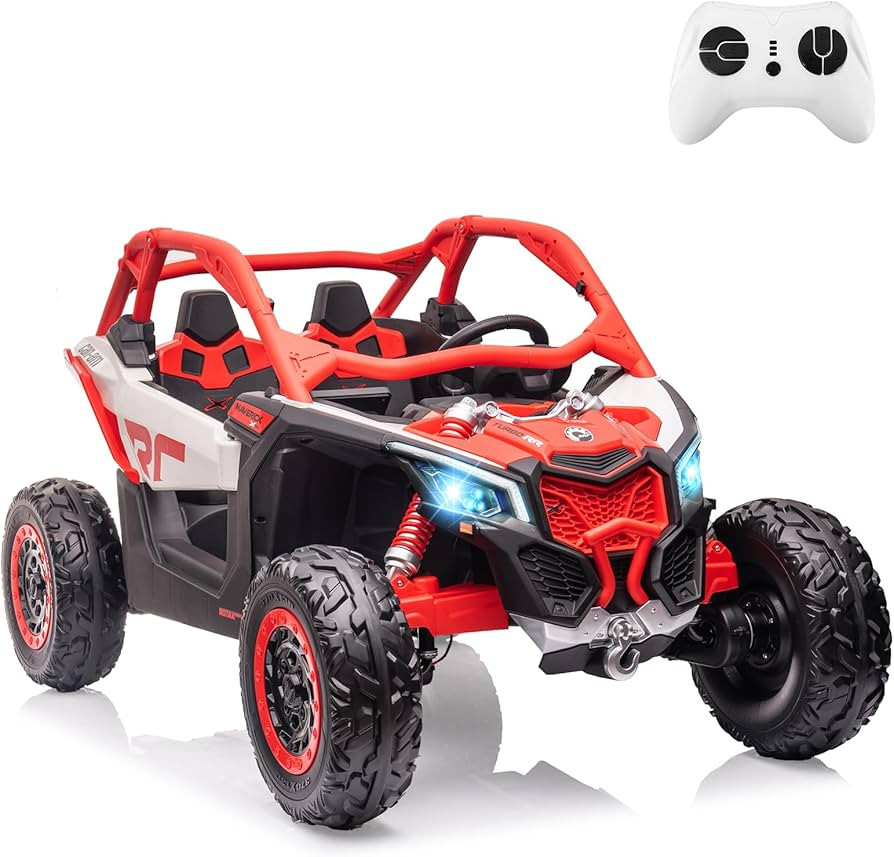 2 Seats Ride on UTV with Remote Control for Kids, 2 * 24V Batteries 4 * 200W Motors Licensed by C... | Amazon (US)