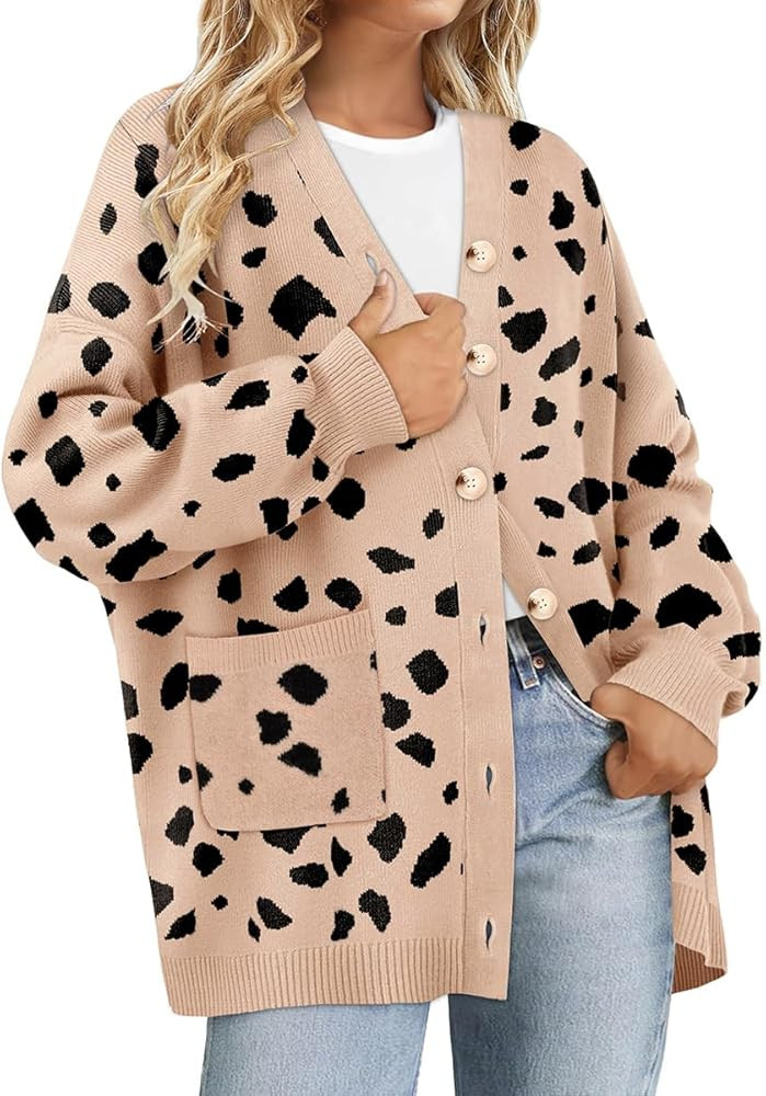 RITERA Womens Plus Size Cardigans Sweatershirts Coat Open Front Button Up Long Sleeeve Oversize W... | Amazon (US)