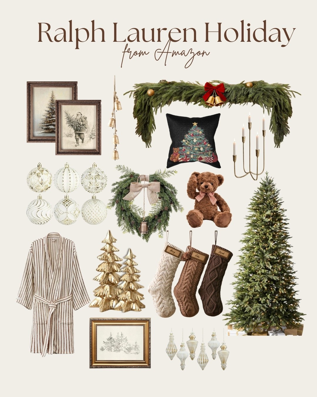 Create a Tradition Ralph Lauren Christmas look for less! 🎄✨ Everything you need to style your home this holiday season, all from Amazon

Ralph Lauren Christmas, Christmas home decor, Christmas decor, Christmas, Traditional Christmas

#LTKSeasonal #LTKHome #LTKHoliday