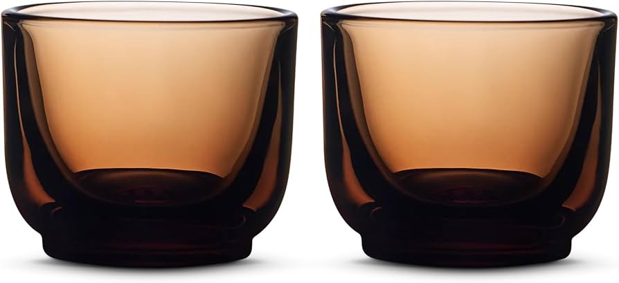 Fellow Pirch Espresso Shot Glasses 3.5 oz, Set of 2, Weighted Thick Glass | Amazon (US)