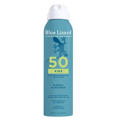 Blue Lizard Kids' Mineral Sunscreen Spray - SPF 50+ - 5 oz | Target