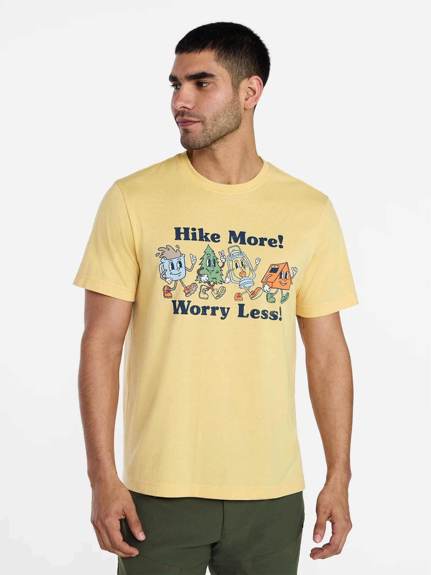 Ozark Trail Men's Active Graphic Tee with Short Sleeves, Sizes S-3XL | Walmart (US)