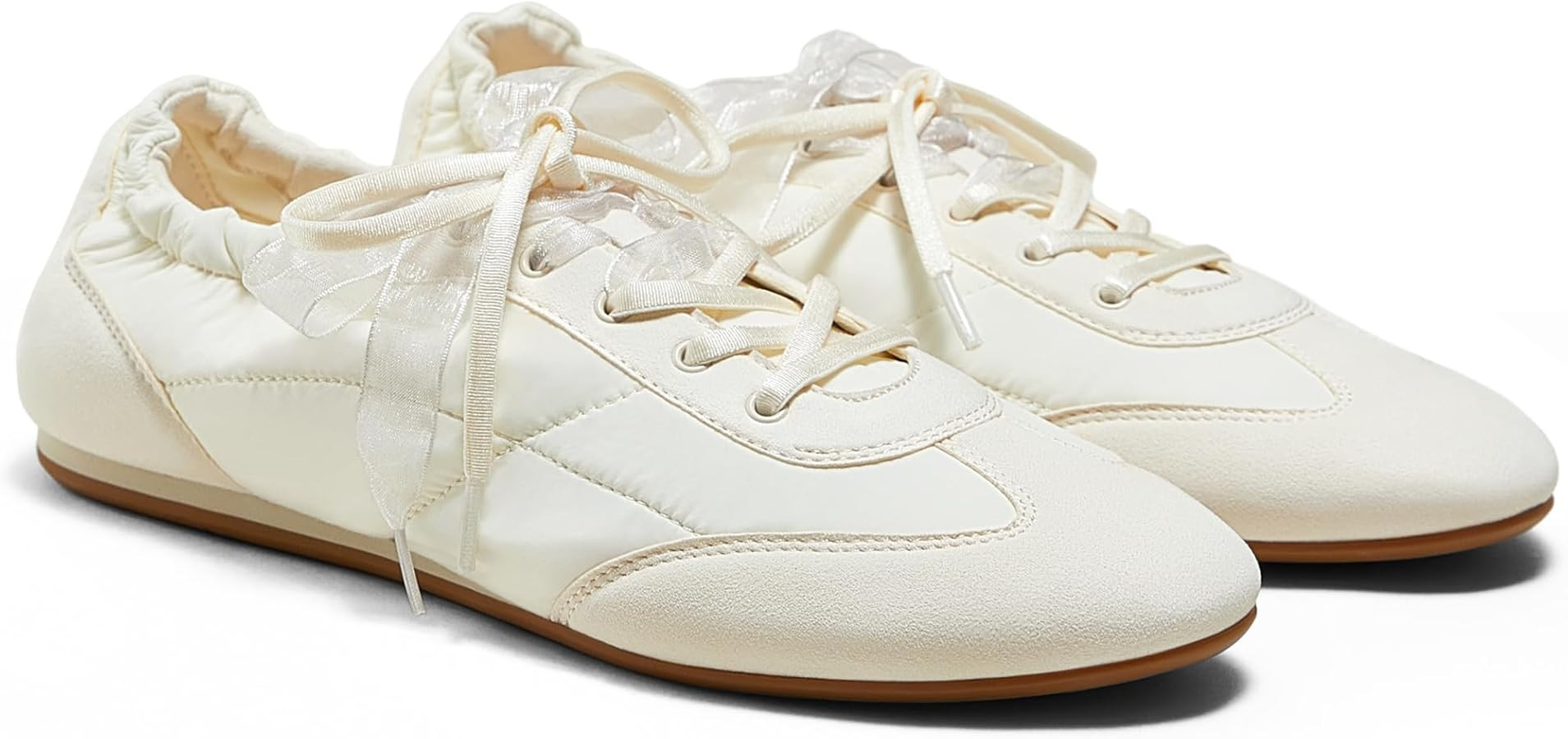 VIVAIA Yancy Round-Toe Jogger Re-Nylon Sneakerina Old Money Style | Amazon (US)