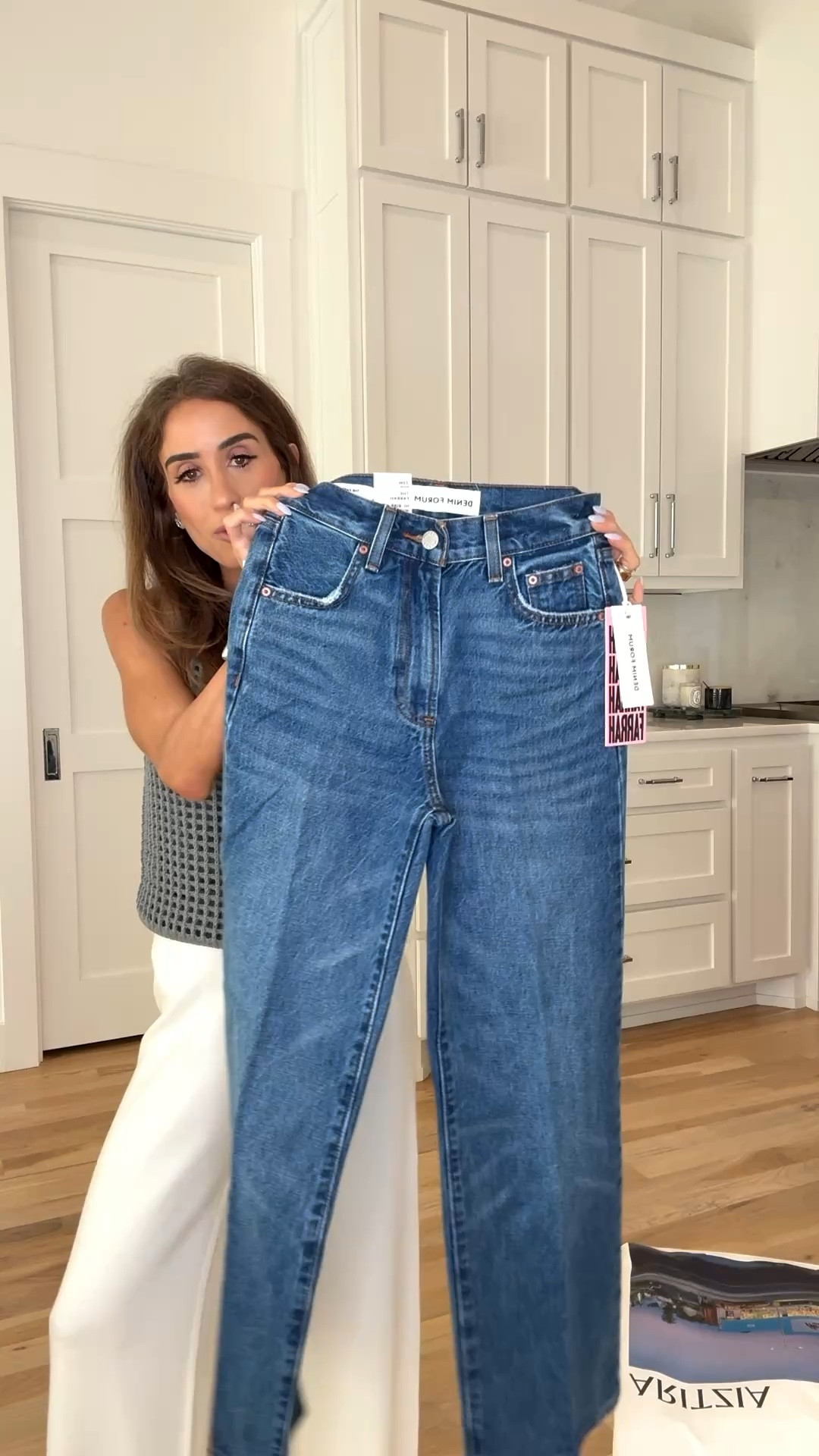 Petite friendly wide leg jeans for spring I just got! 2xs short 
Love the wash color! 

#LTKSaleAlert #LTKPetite