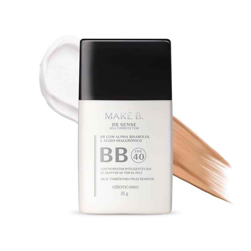 BB Cream  Multiprotetor FPS40  Make B. Sense Cor 3 25g | oBoticario (BR)
