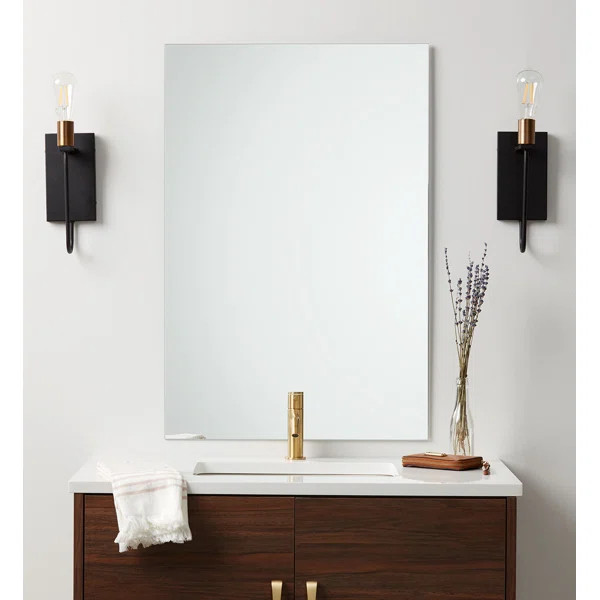 Frameless Modern & Contemporary Vanity Mirror | Wayfair North America