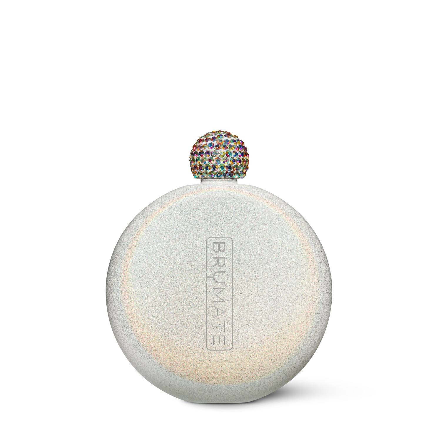 Glitter Flask | Ice White | 5oz | BruMate