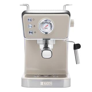 Barista Brew 7 Cup Putty/Chrome Espresso Machine with 20 Bar Powerful Pressure Pump and High Pres... | The Home Depot