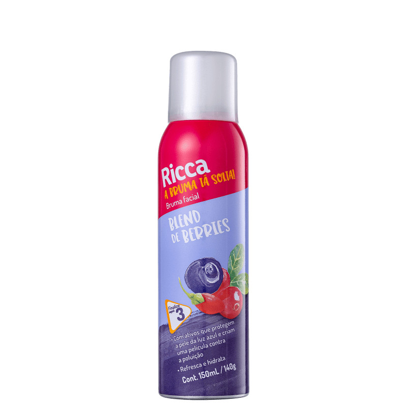 Ricca A Bruma Tá Solta! Blend de Berries
             - Bruma Hidratante Facial 150ml | Beleza Na Web (BR)