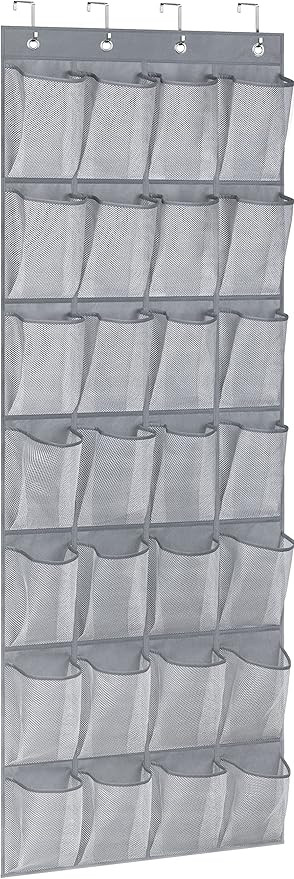 SLEEPING LAMB 28 Breathable Mesh Pockets Over The Door Shoe Rack Hanging Shoe Organizer for Close... | Amazon (US)