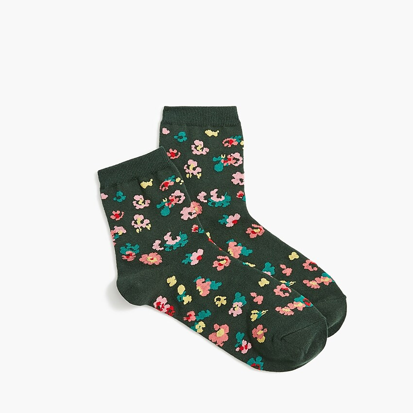 Floral bootie socks | J.Crew Factory