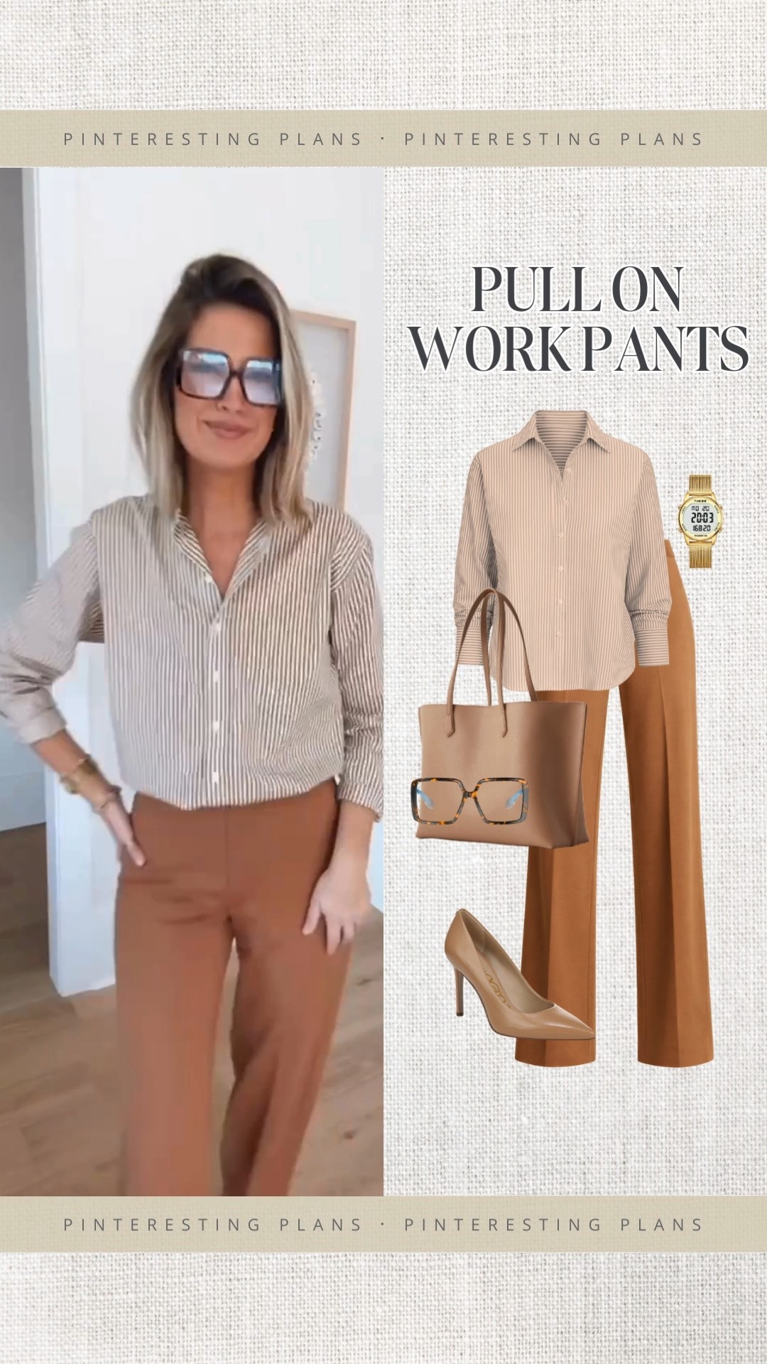 Pull on Ponte work pants. New color!!  I am in small tall and xs top. I am 5’11”.  Use new customer code RACHELXSPANX.  

#LTKTall #LTKWorkwear #LTKOver40