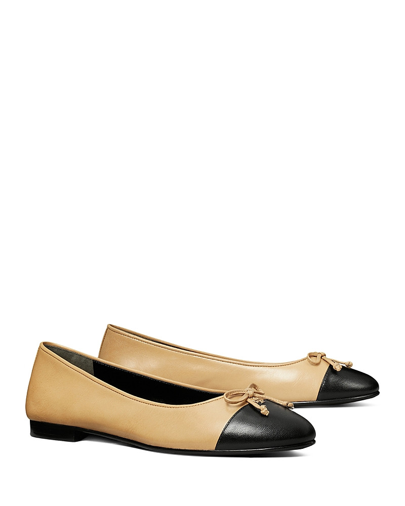 Tory Burch Women's Bow Logo Slip On Ballet Flats | Bloomingdale's (US)