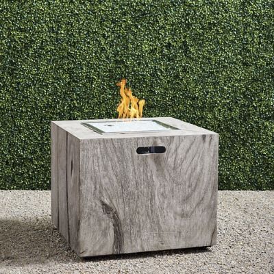 Bryndle Root Square Fire Table | Frontgate