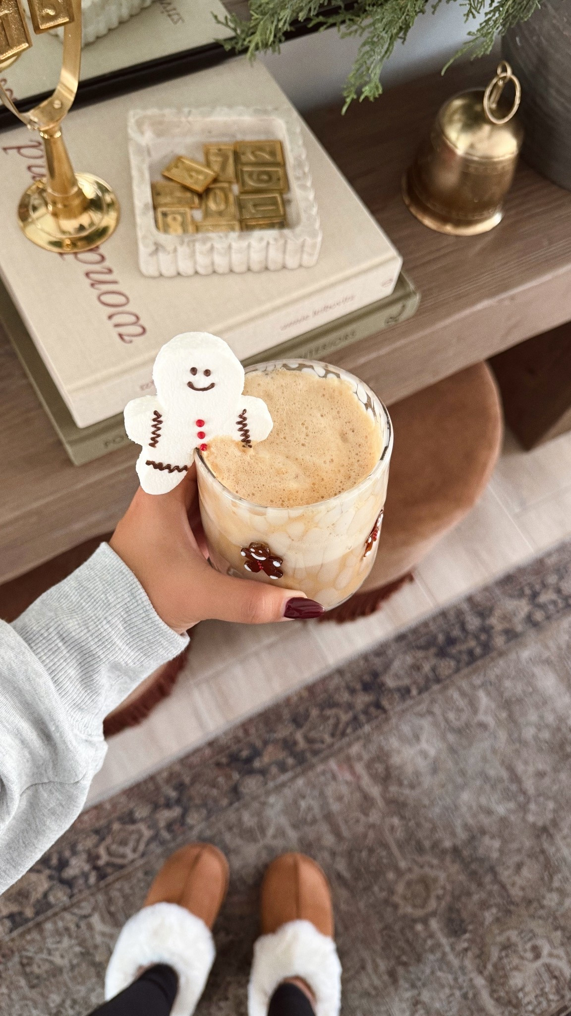 Christmas coffee is just cuter 🌲🎅🏼 🦌 
Got these cute cozy slippers for December and I am loving them! 

#IconCups #IconGlass #ChristmasCups #GingerbreadCups #GingerbreadIconCups #ChristmasCoffee #HolidayCoffee #GingerbreadMarshmallows #CozySlippers #Slippers #AmazonFind

#LTKmorningroutine #LTKHoliday #LTKGiftGuide