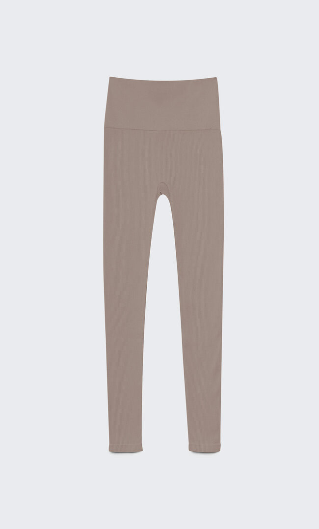 Seamless leggings - Women's fashion | Stradivarius United Kingdom | Stradivarius (UK)