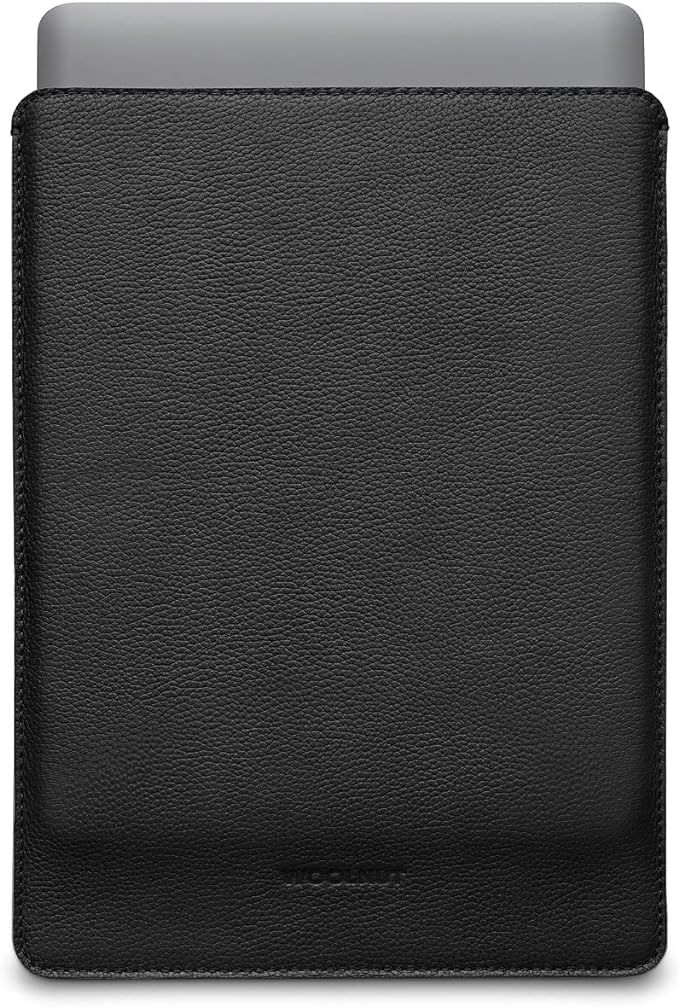 Woolnut Leather & Wool Sleeve Case Cover, for MacBook Pro 13 & Air 13 inch (New model) - Black, MacB | Amazon (US)