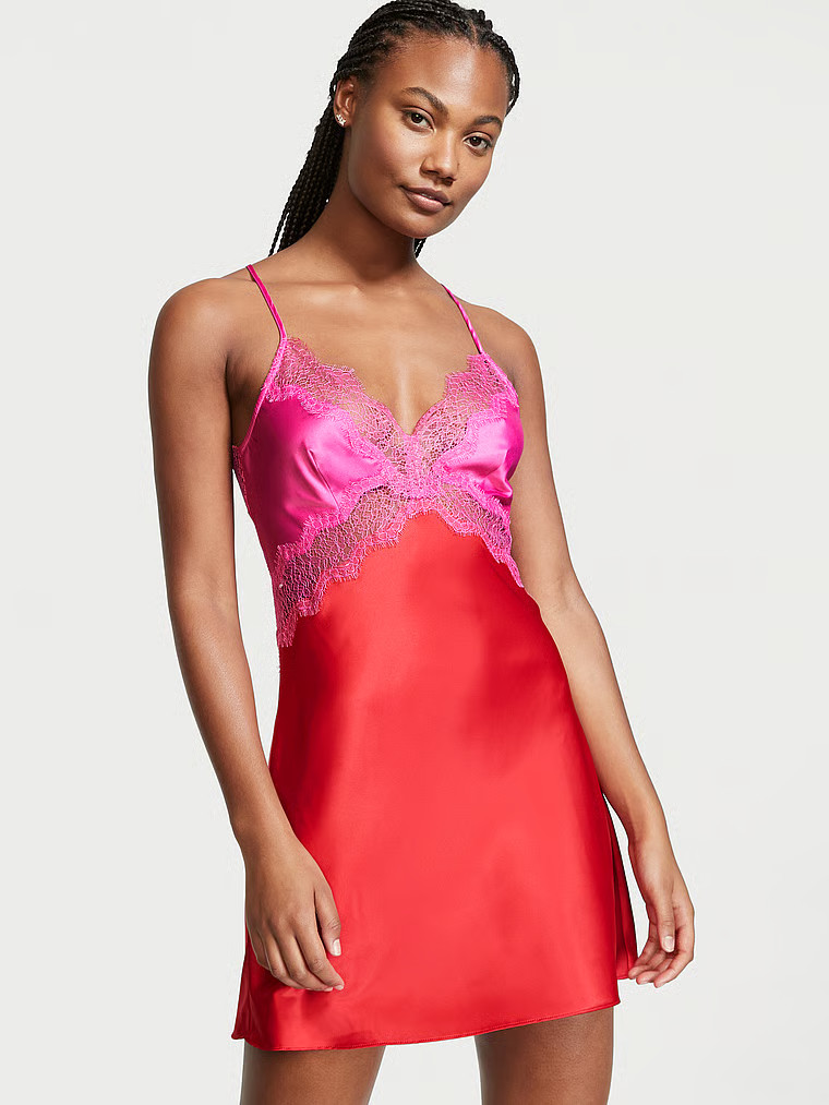 Colorblock Lace Inset Slip | Victoria's Secret (US / CA )