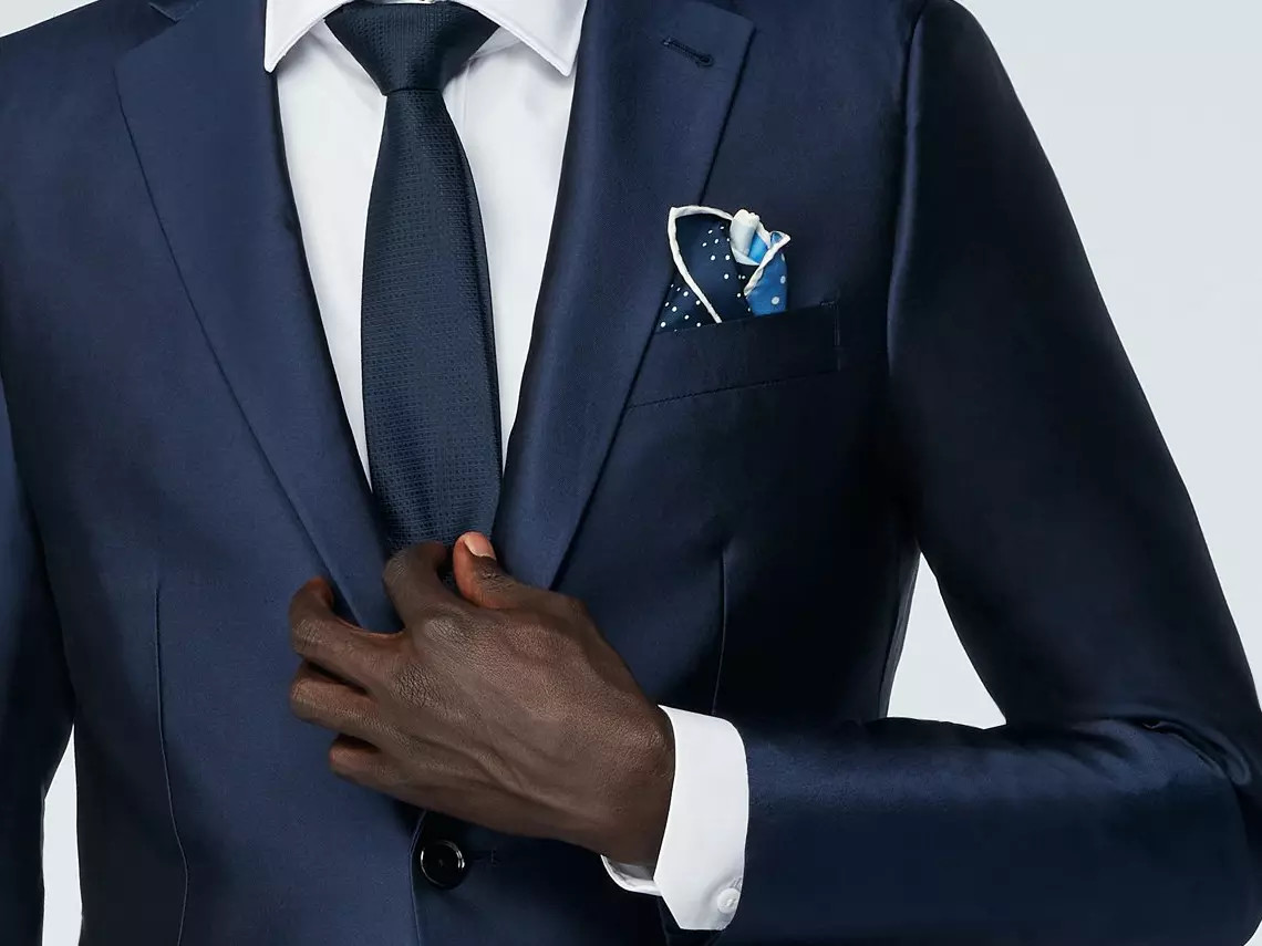 Hythe Silk Wool Navy Suit | Indochino