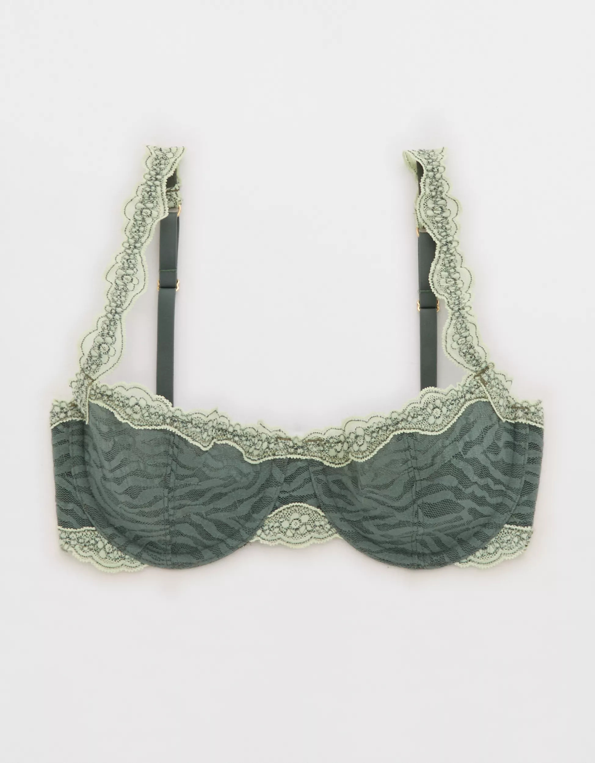 Show Off Zebra Lace Unlined Balconette Bra | Aerie