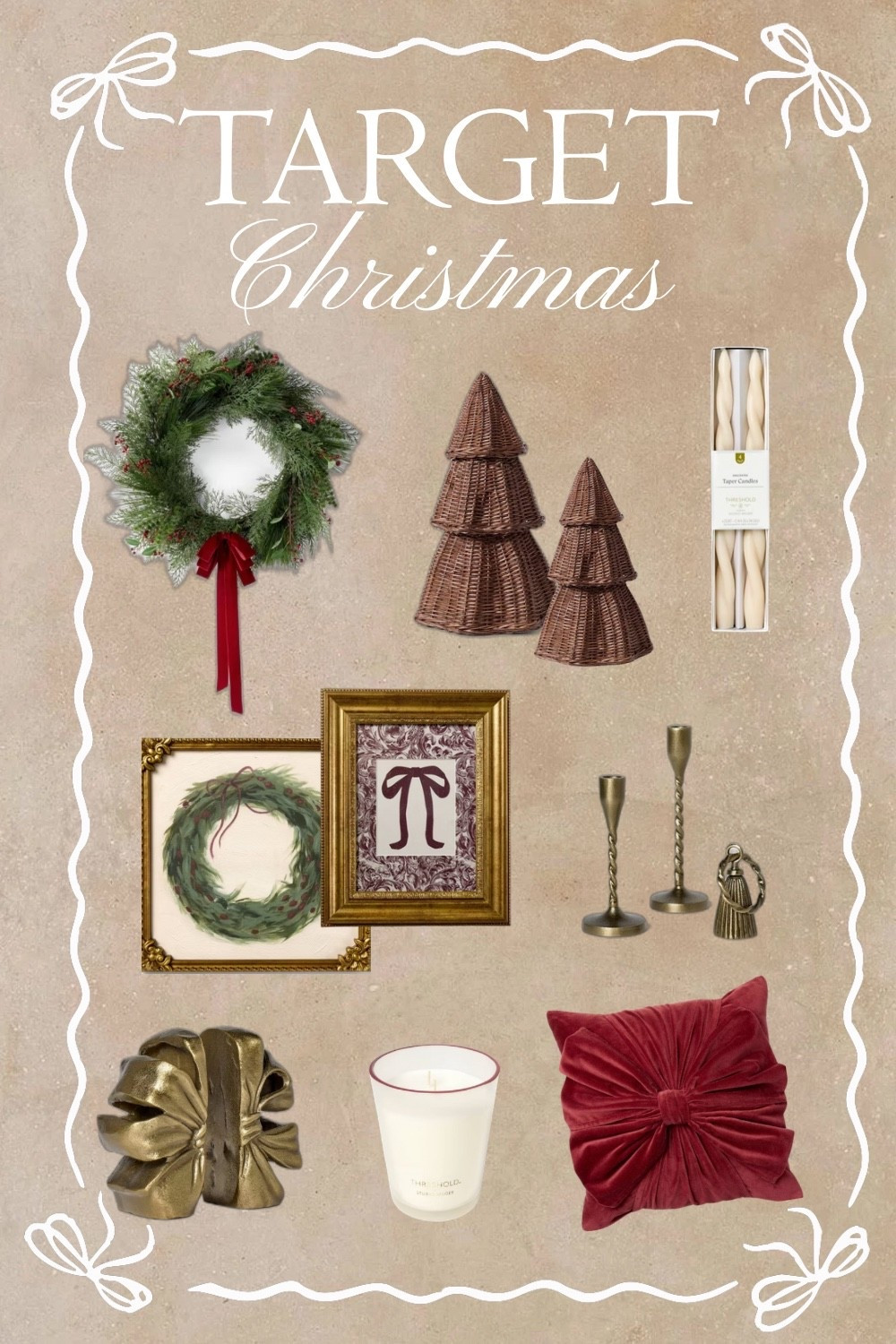Target Christmas decor that you need this season! Traditional Christmas that's elevated and timeless ♥️🎄🕯️

Target Christmas | Traditional Christmas | Christmas decor 

#LTKSeasonal #LTKHome #LTKHoliday