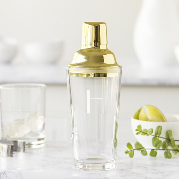Personalized 20 oz. Gold Cocktail Shaker | Bed Bath & Beyond