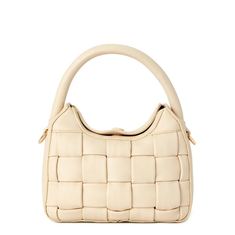 No Boundaries Women's Woven Top Handle Handbag | Walmart (US)