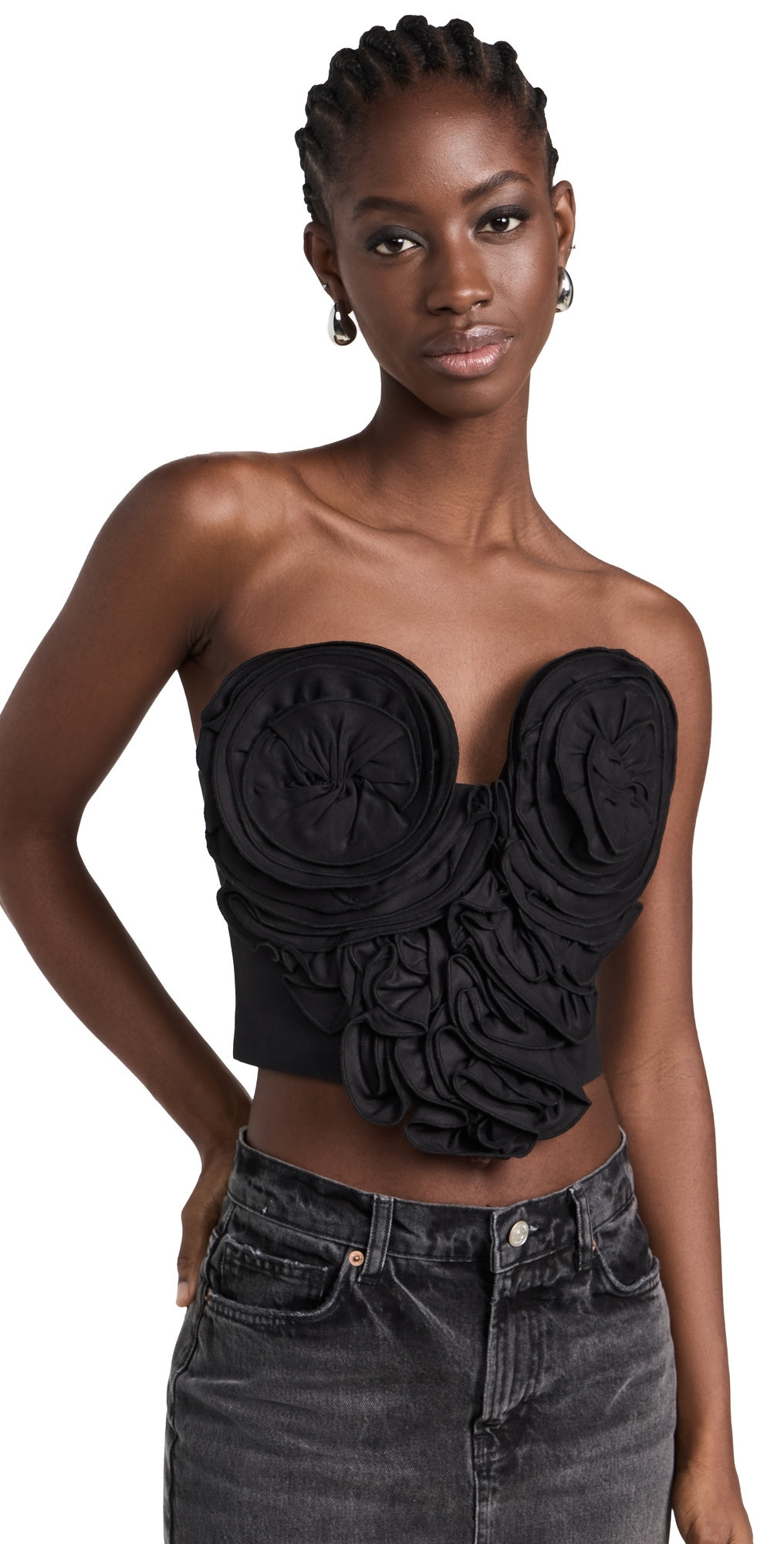 MARA HOFFMAN Roxana Top Black 00 | Shopbop