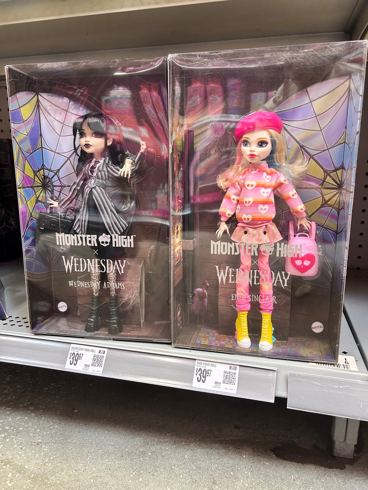 They’re back! Wednesday and Enid Monster High Dolls 🖤 Got these for my daughter last year and she plays with them all the time 

#LTKFindsUnder50 #LTKKids #LTKSeasonal