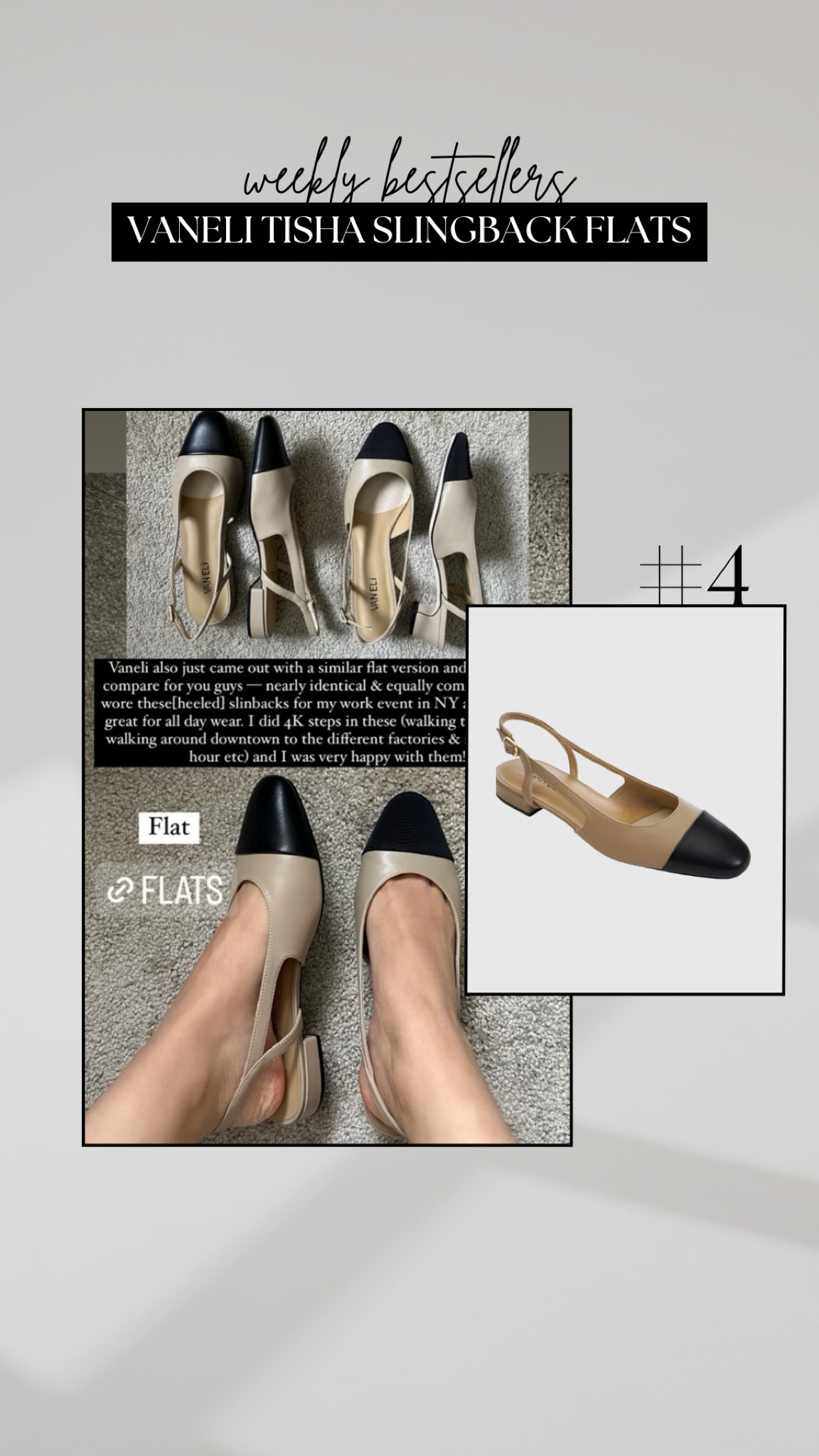 #4 bestseller - Aliz slingback flats 

• nearly identical and equally as comfortable as the Vaneli slingbacks 
• runs narrow 

#LTKWorkwear #LTKShoeCrush