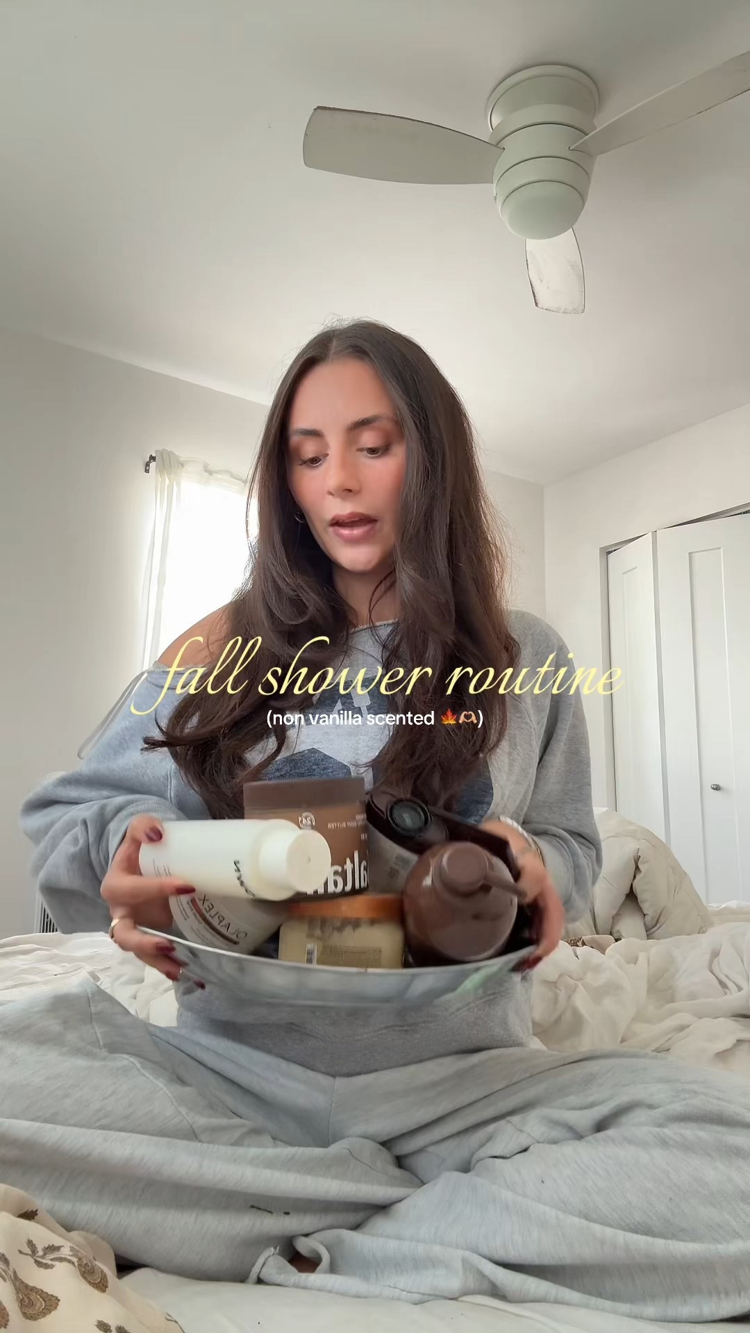 If you’re looking for the perfect non vanilla scented fall shower routine look no further! These are my favorite shower products right now 🫶🏼 